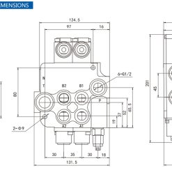 Thông số khác sản phẩm Van Gạt Tay 40 Lít TMV 404 B( 4 Tay Gạt )