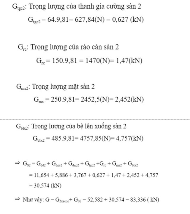 Tính toán đường kính xi lanh nâng hạ sàn trên