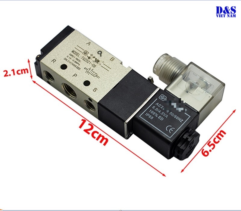 Cấu tạo của van điện từ khí nén