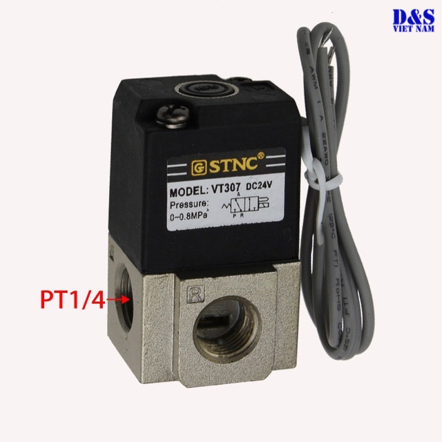 Cấu tạo của van điện từ khí nén 3/2