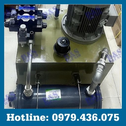 Bộ Nguồn Thủy Lực 2 Van Điều Khiển Có Giải Nhiệt Nước
