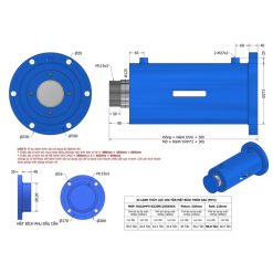 xi lanh thủy lực 100 tấn