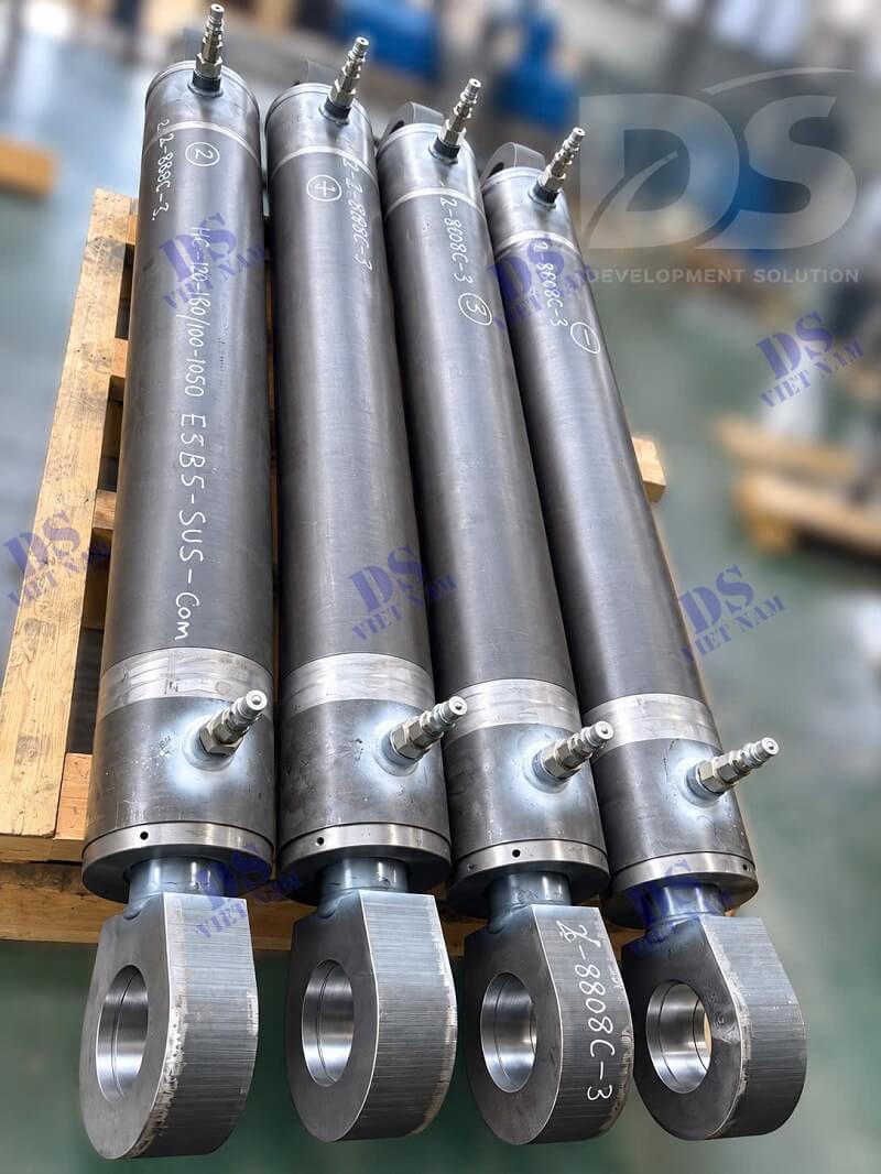 Cấu tạo xi lanh thủy lực 100 tấn